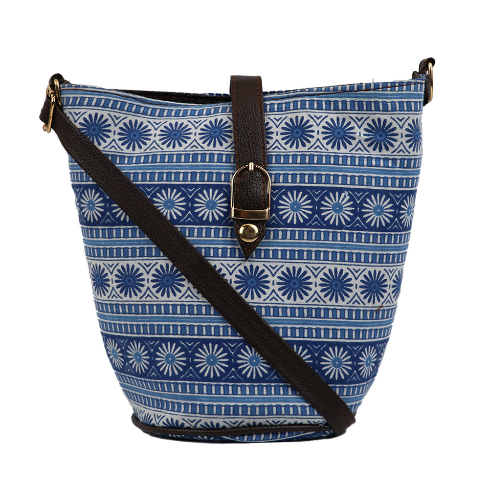 Printed Sling Bag for Women | Compact Crossbody Handbag with Multiple Compartments |