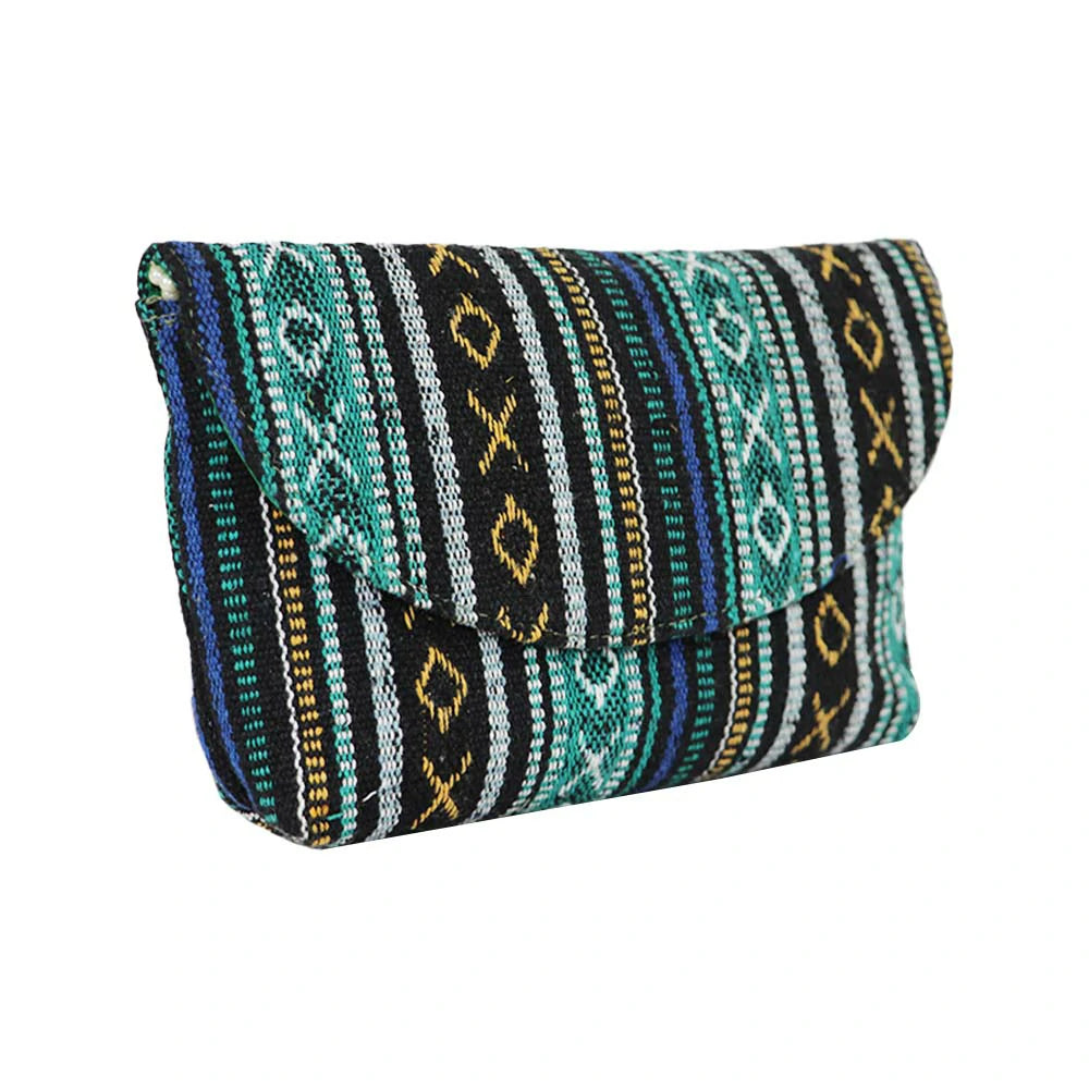 Women’s Multicolor Embroidered Clutch with Detachable Chain Strap