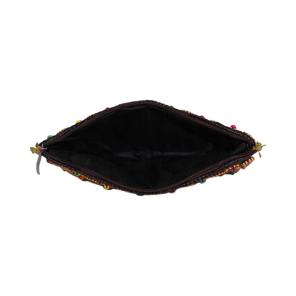 Beaded Sling Pouch Bag