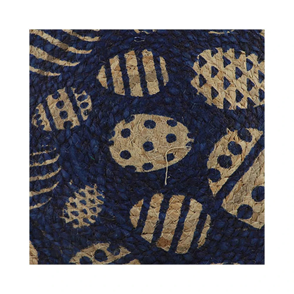 Women’s Round Jute Sling Bag with Rope Strap