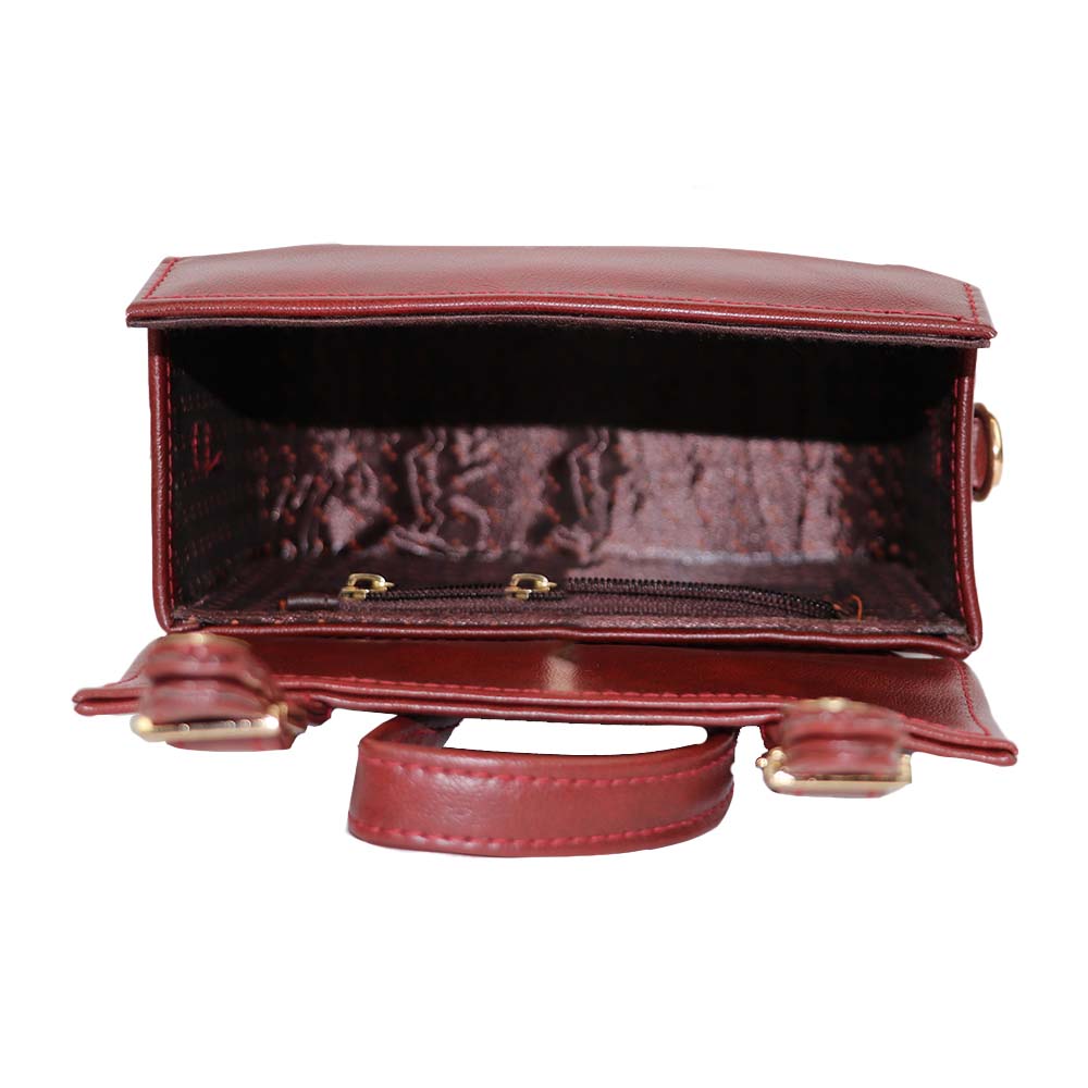 Satchel Handbag with Top Handle and Detachable Sling Strap Stylish