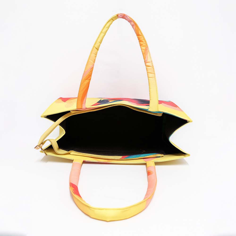 Tropical Printed Tote Bag