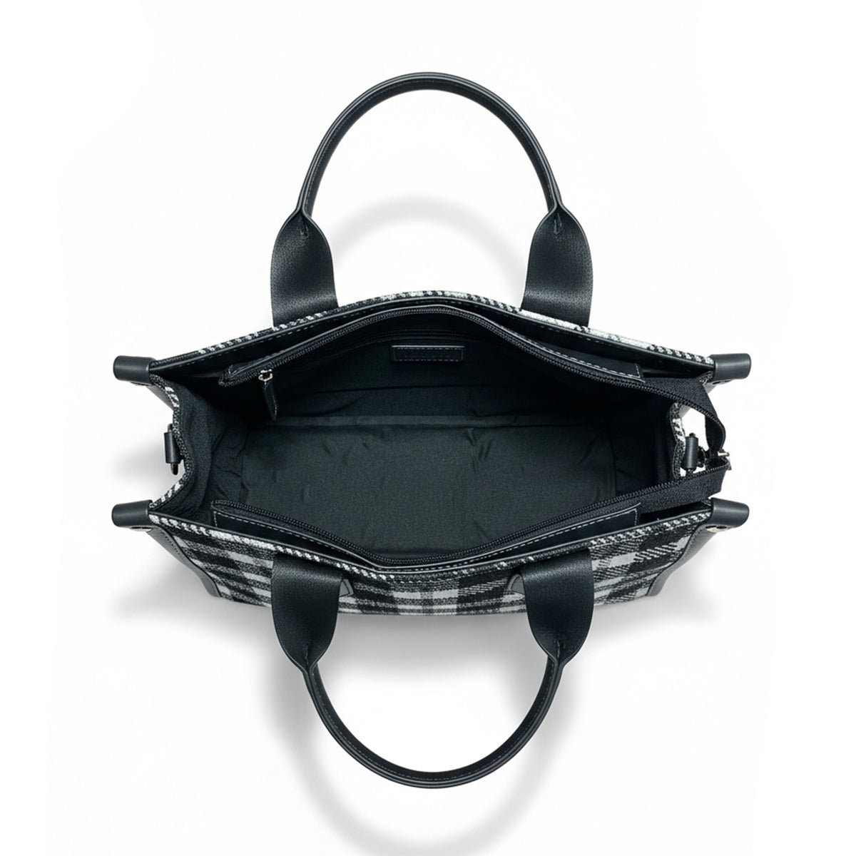 Structured HandBag with Detachable Sling Strap