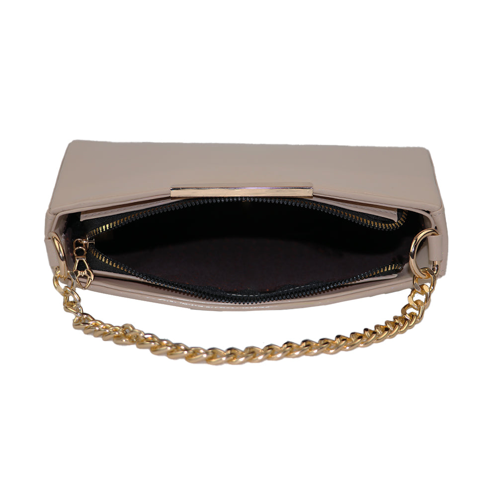 Sling Bag with Gold Chain Strap Stylish Party
