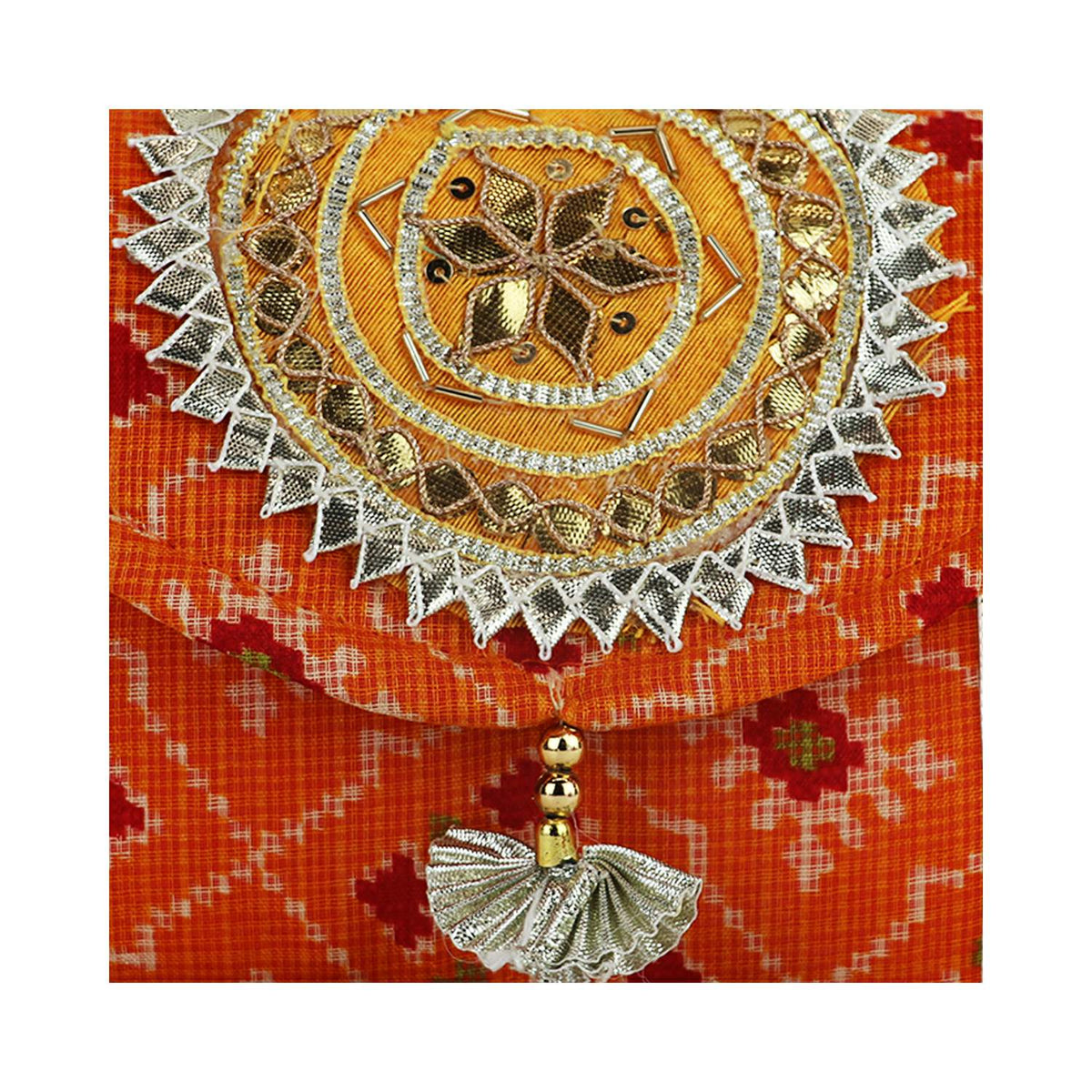 Women Embroidered Zipper Pouch
