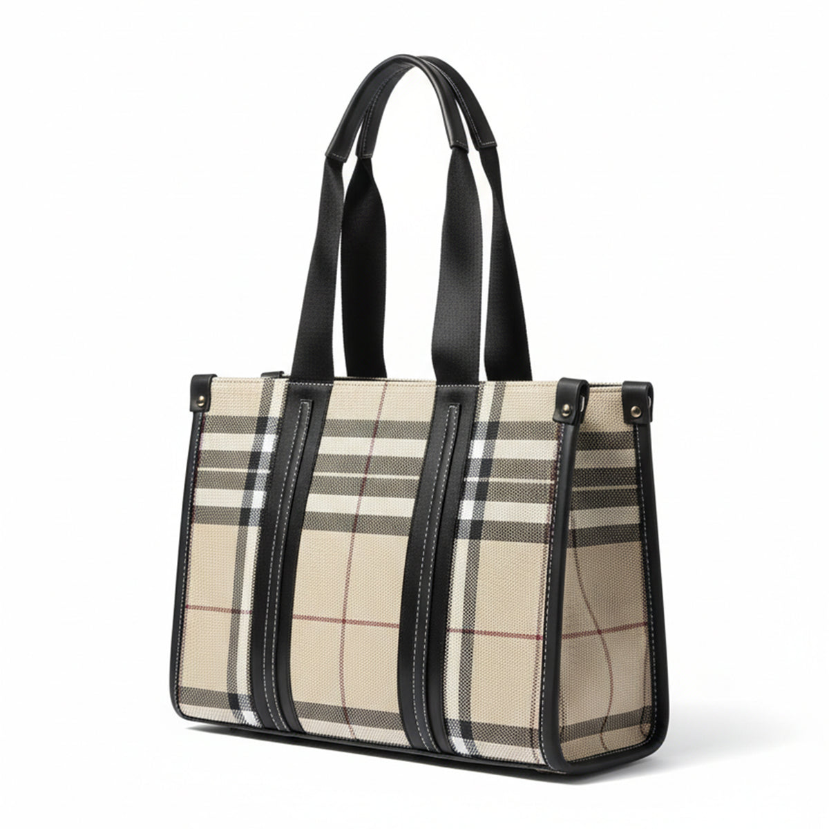 Structured HandBag with Detachable Sling Strap