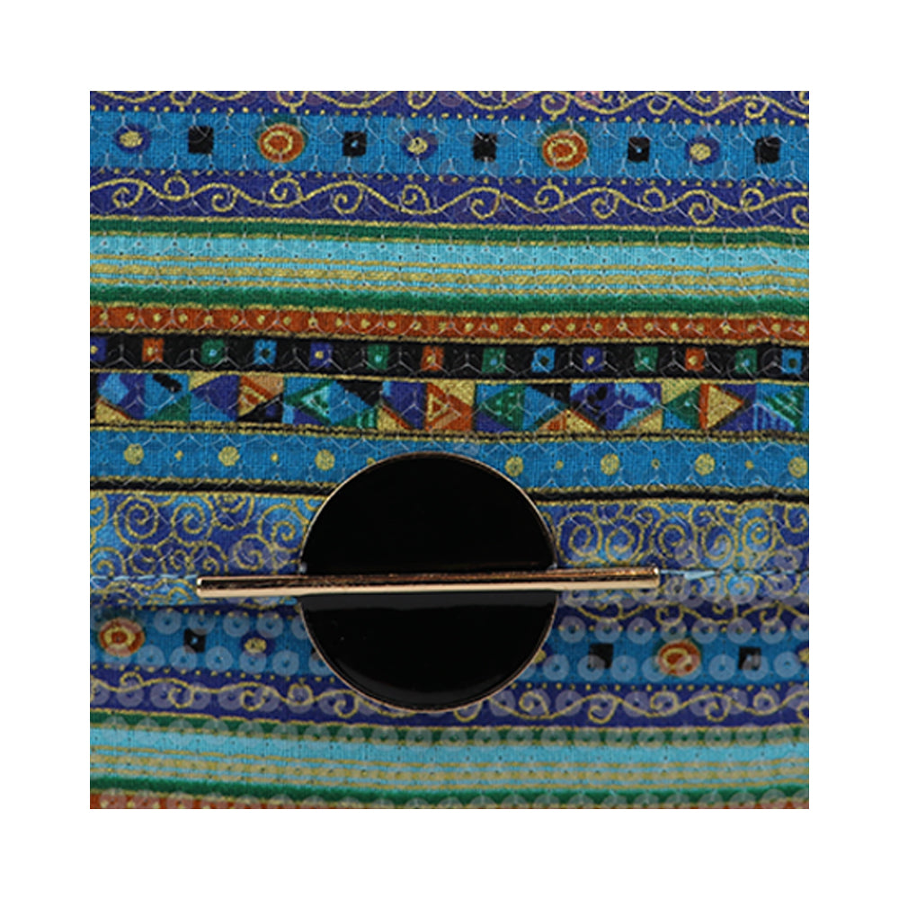 Clutch Bag with Gold Chain Strap Stylish Party Handbag