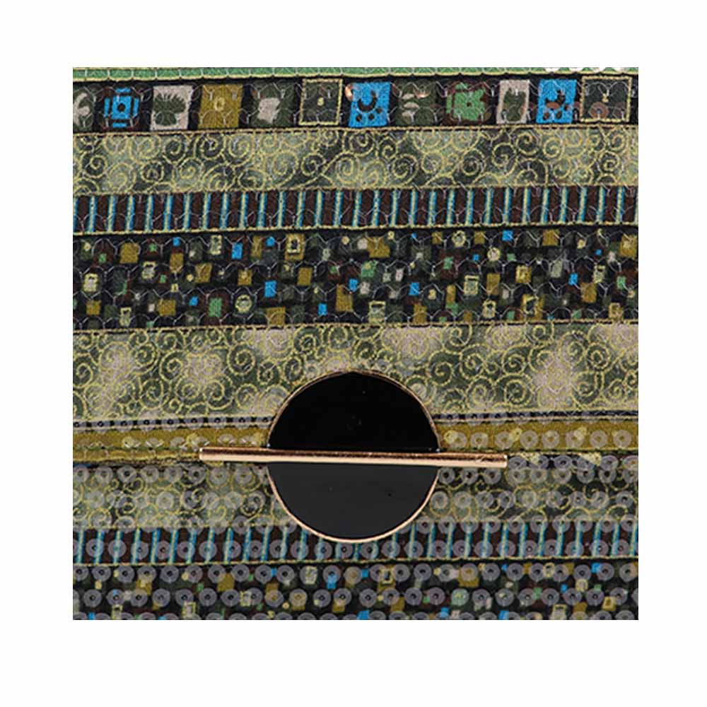 Clutch Bag with Gold Chain Strap Stylish Party Handbag