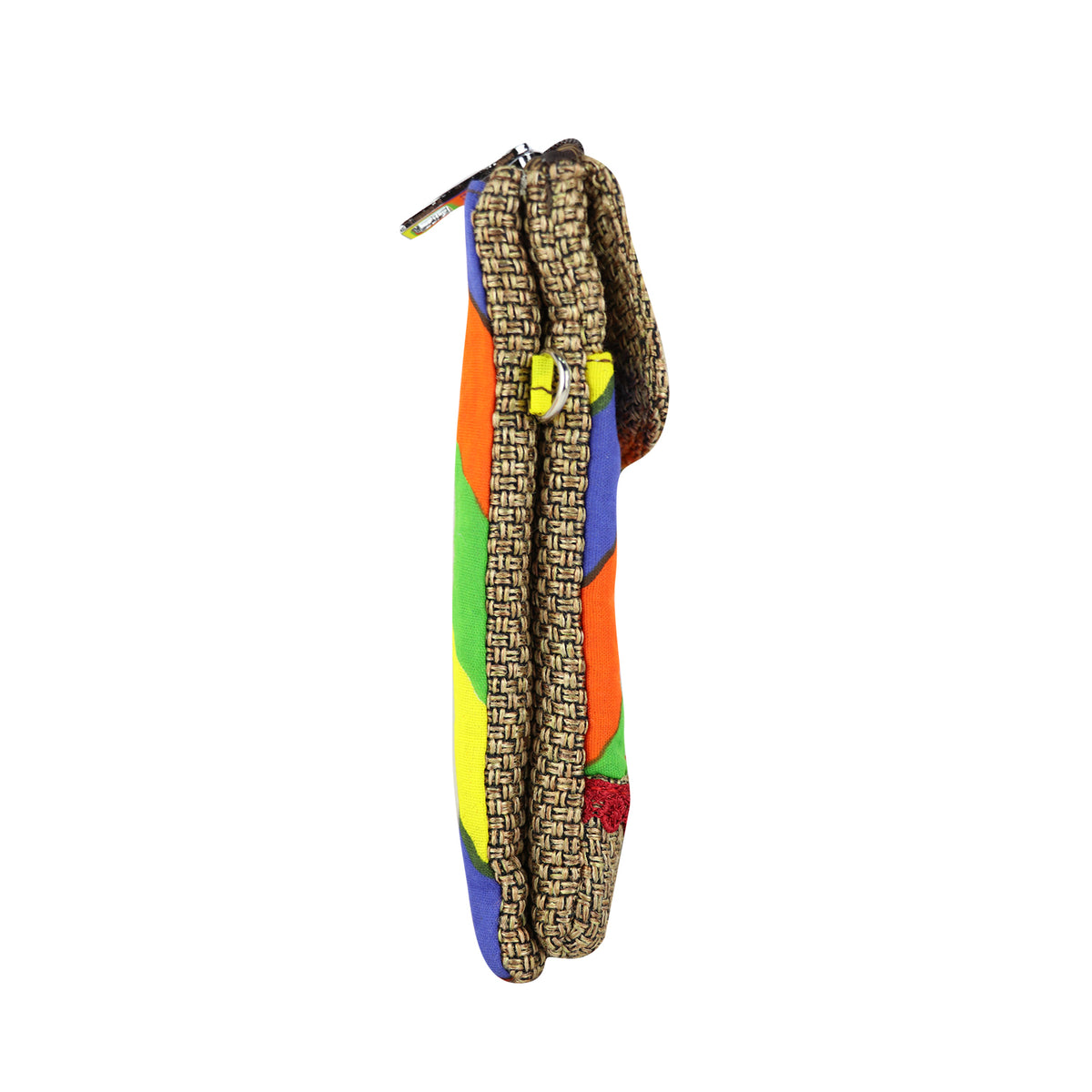 Sling Bag with Woven Flap Stylish Crossbody Casual Shoulder Bag