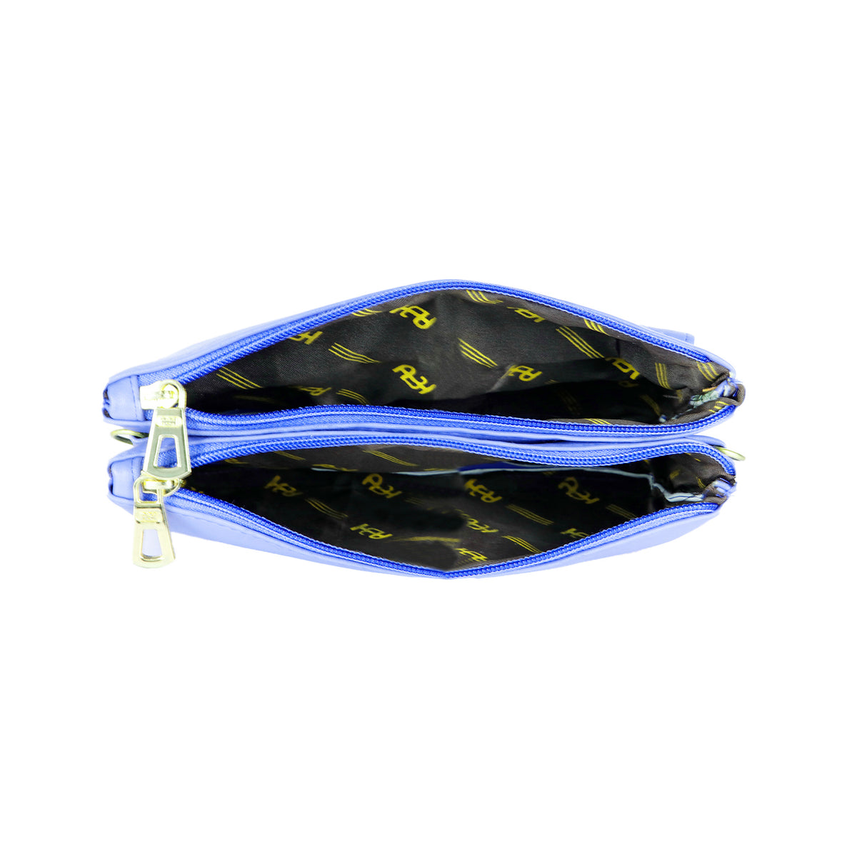 Clutch Bag with Zipper Compartments Stylish Hand Pouch Wallet