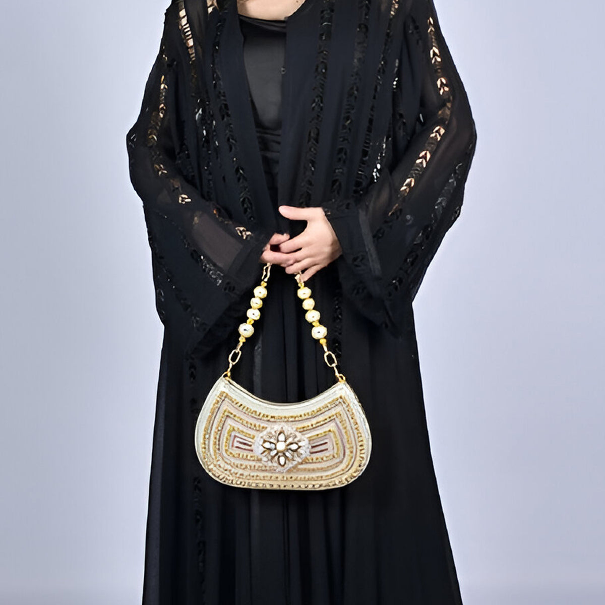 Crystal Embellished Clutch