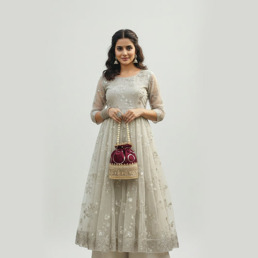 Embroidered Potli Bag – Royal Elegance