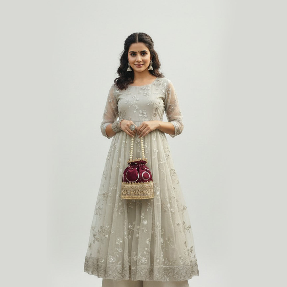 Embroidered Potli Bag – Royal Elegance