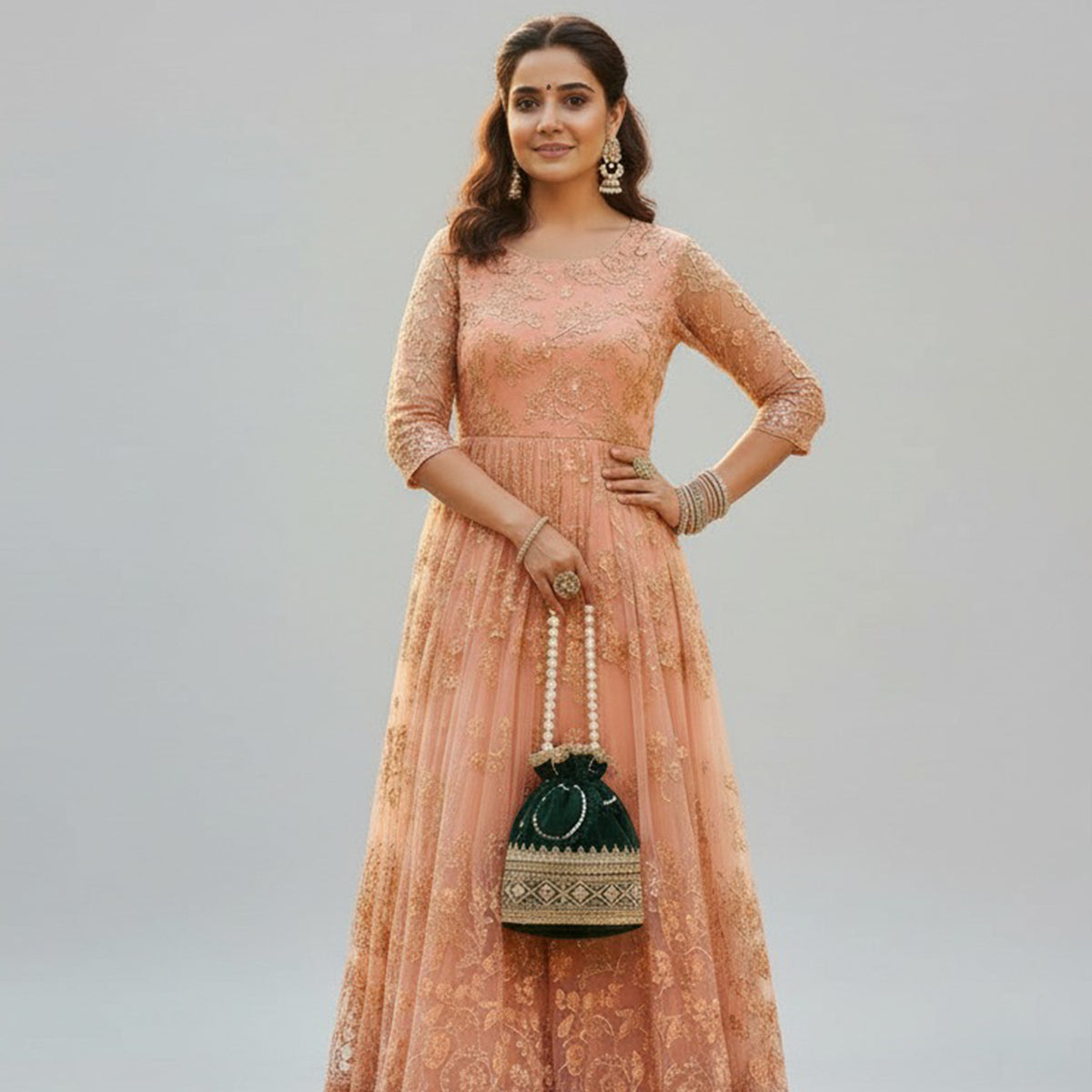Embroidered Potli Bag – Royal Elegance