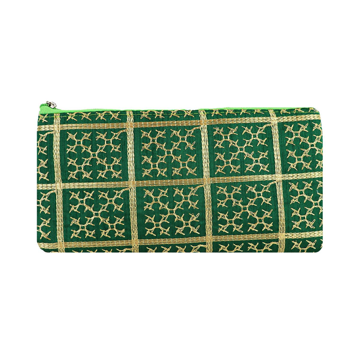 Women Embroidered Zipper Pouch