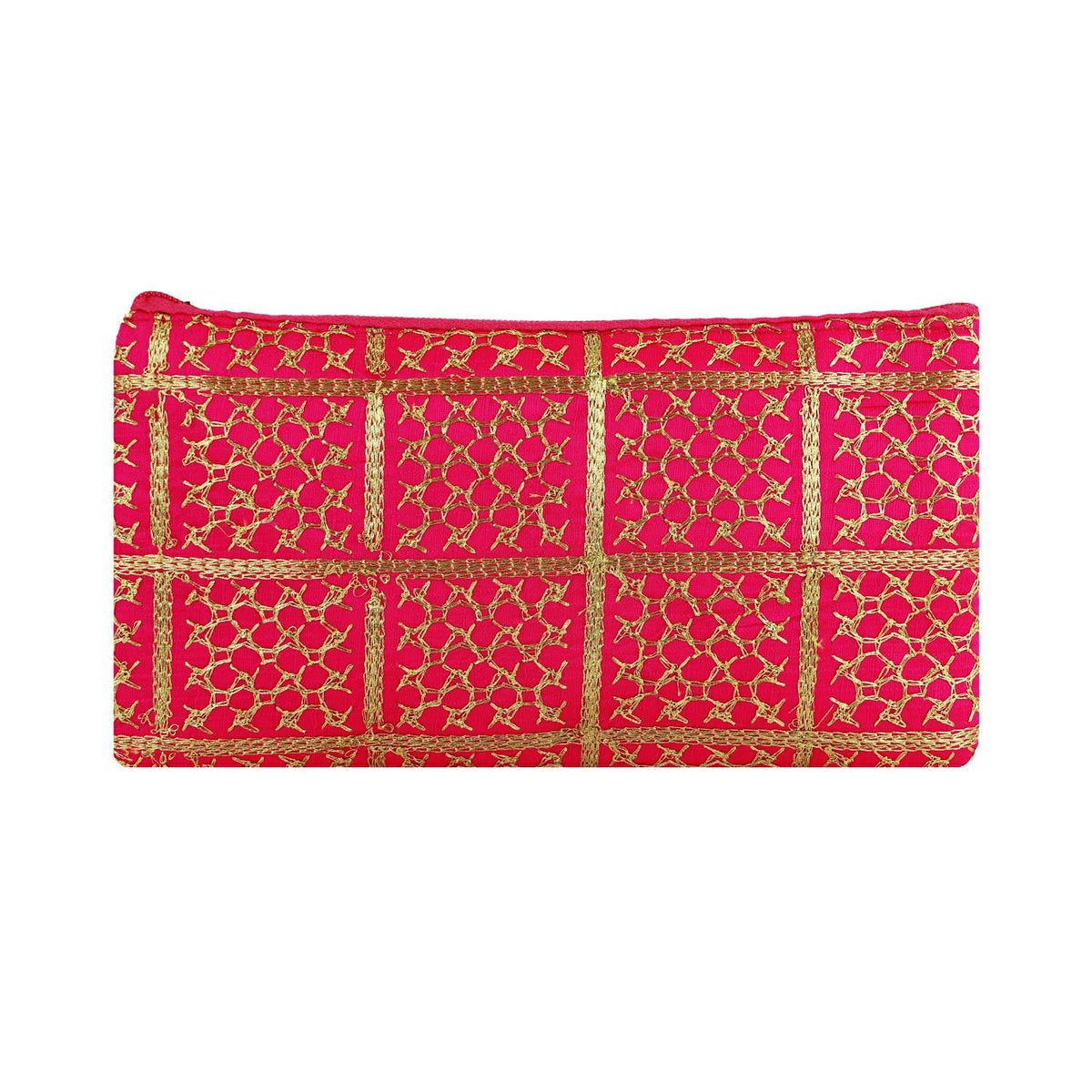 Women Embroidered Zipper Pouch