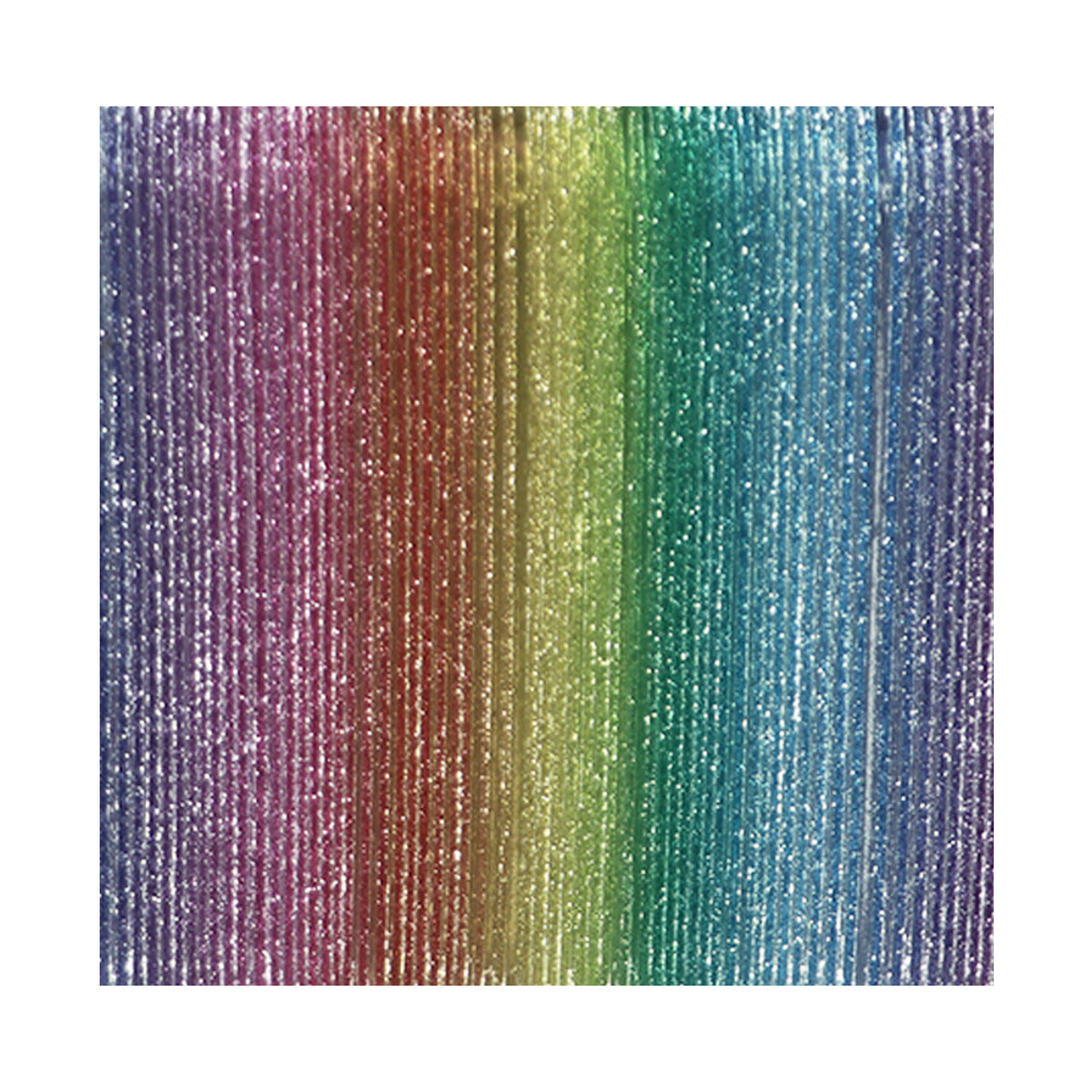 Women’s Rainbow Metallic Box Clutch with Gold Frame