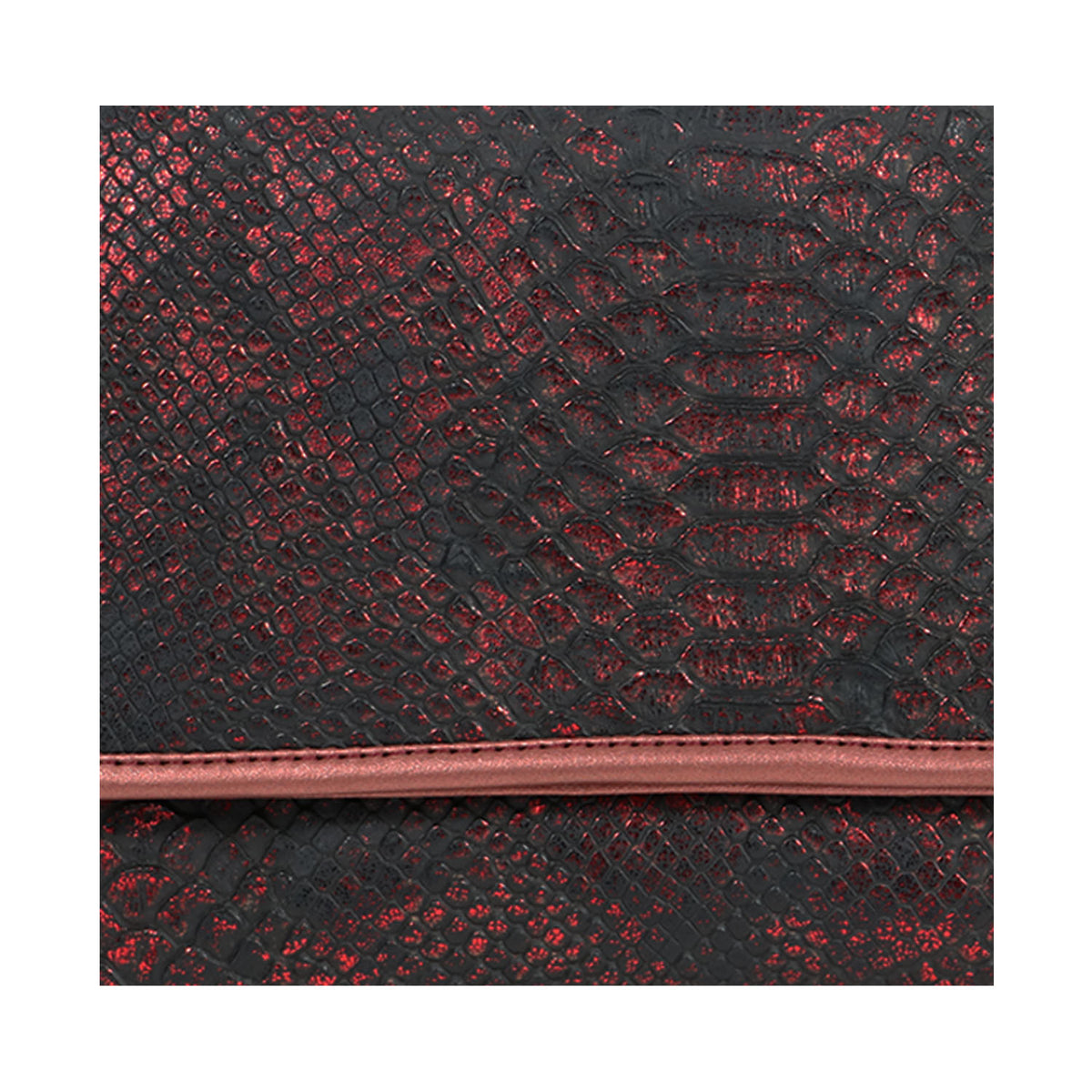 Women’s Woven Flap Clutch with Detachable Chain Strap