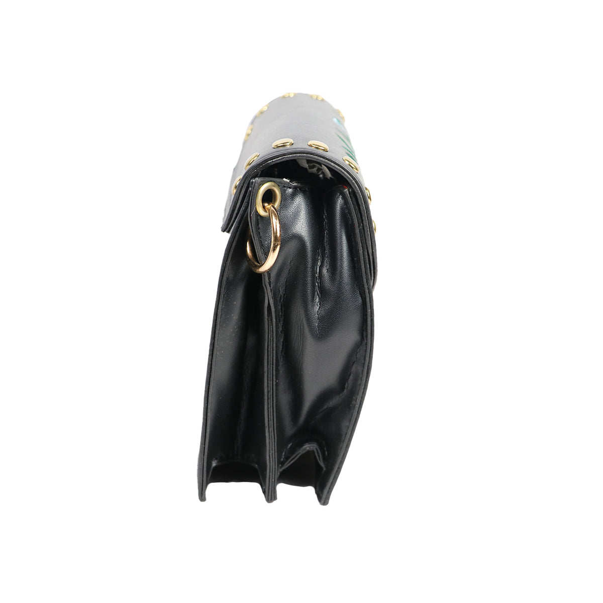 Women’s Black Floral Embroidered