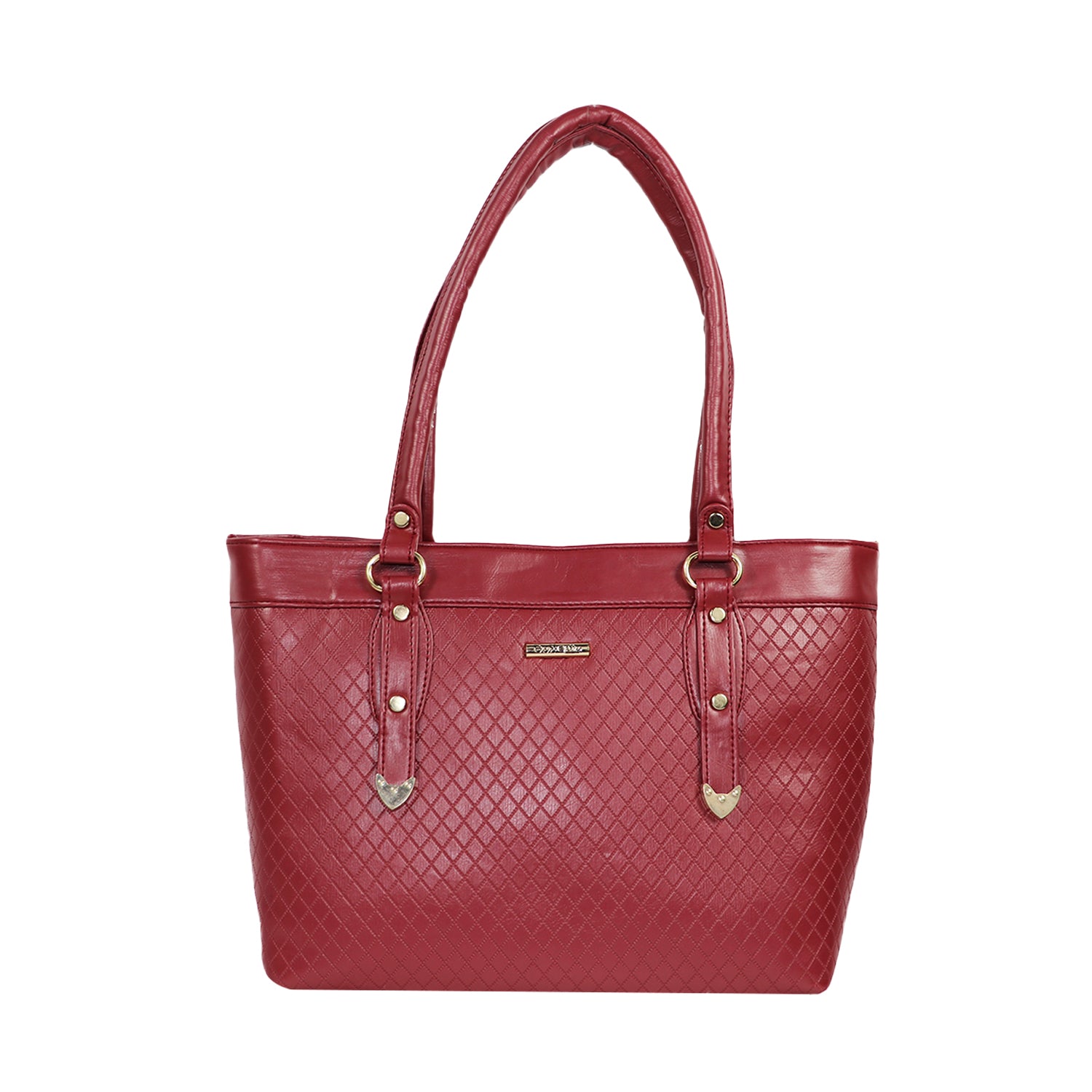 Women’s Brown Floral Embroidered Shoulder Tote Bag - light brown