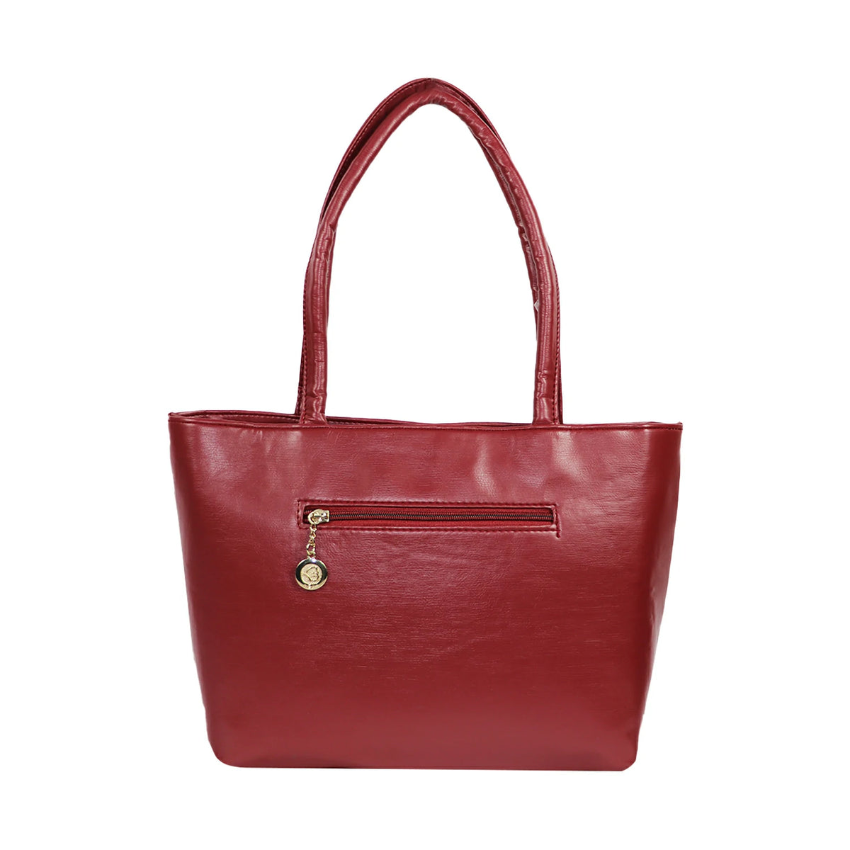 Women’s Brown Floral Embroidered Shoulder Tote Bag