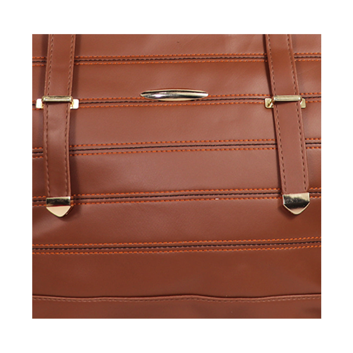 Women’s Brown Floral Embroidered Shoulder Tote Bag