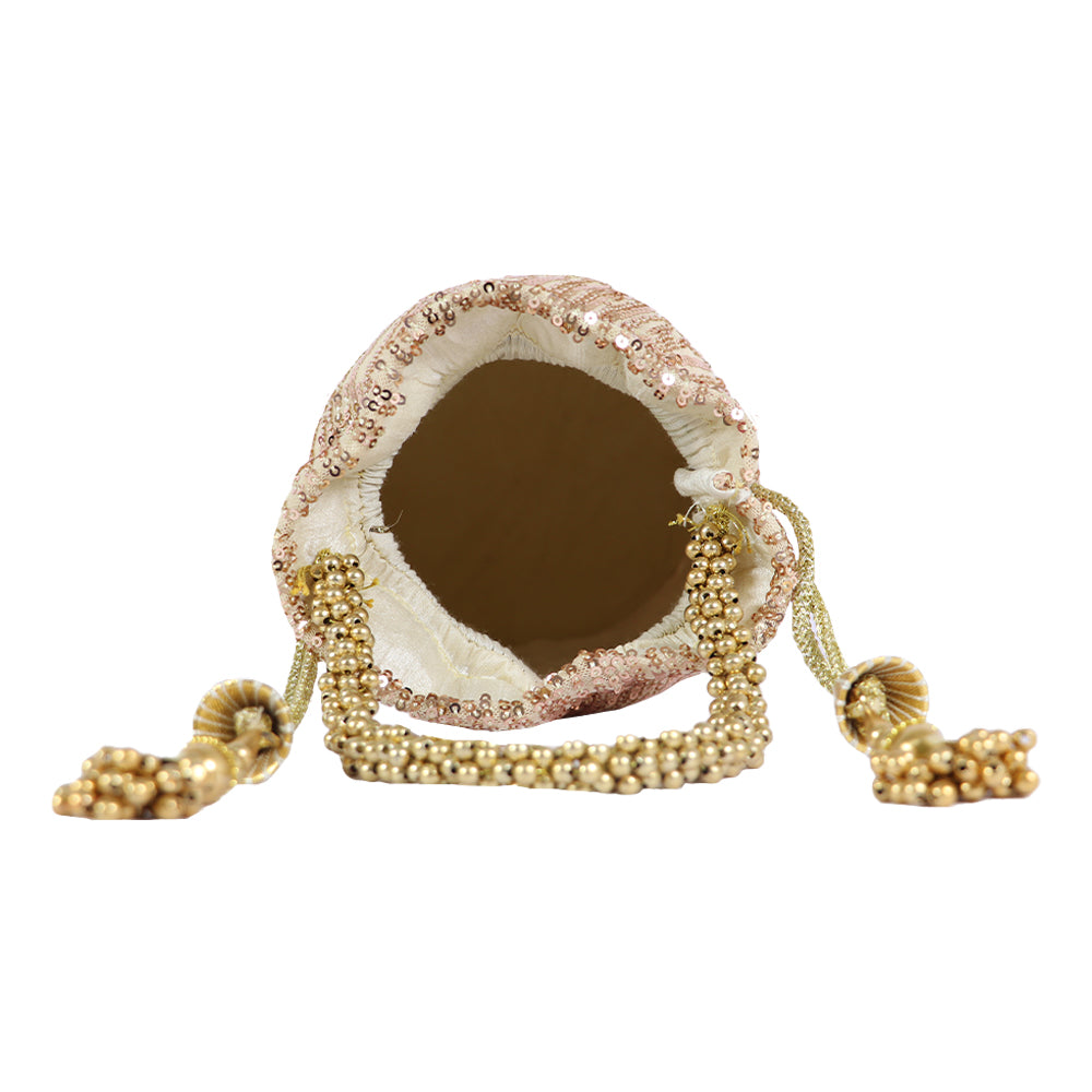 Midnight Glam Sequin Potli Bag Sparkle