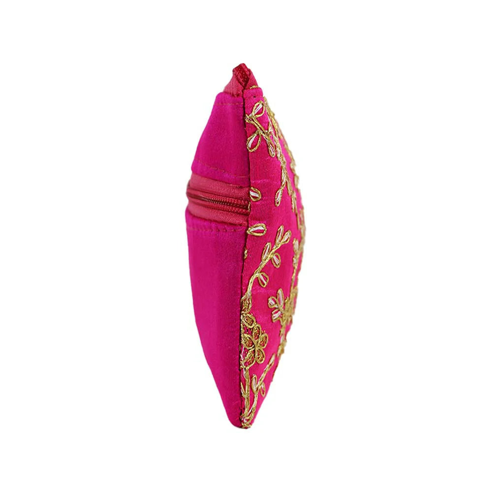 Embroidered Clutch Pouch for Women