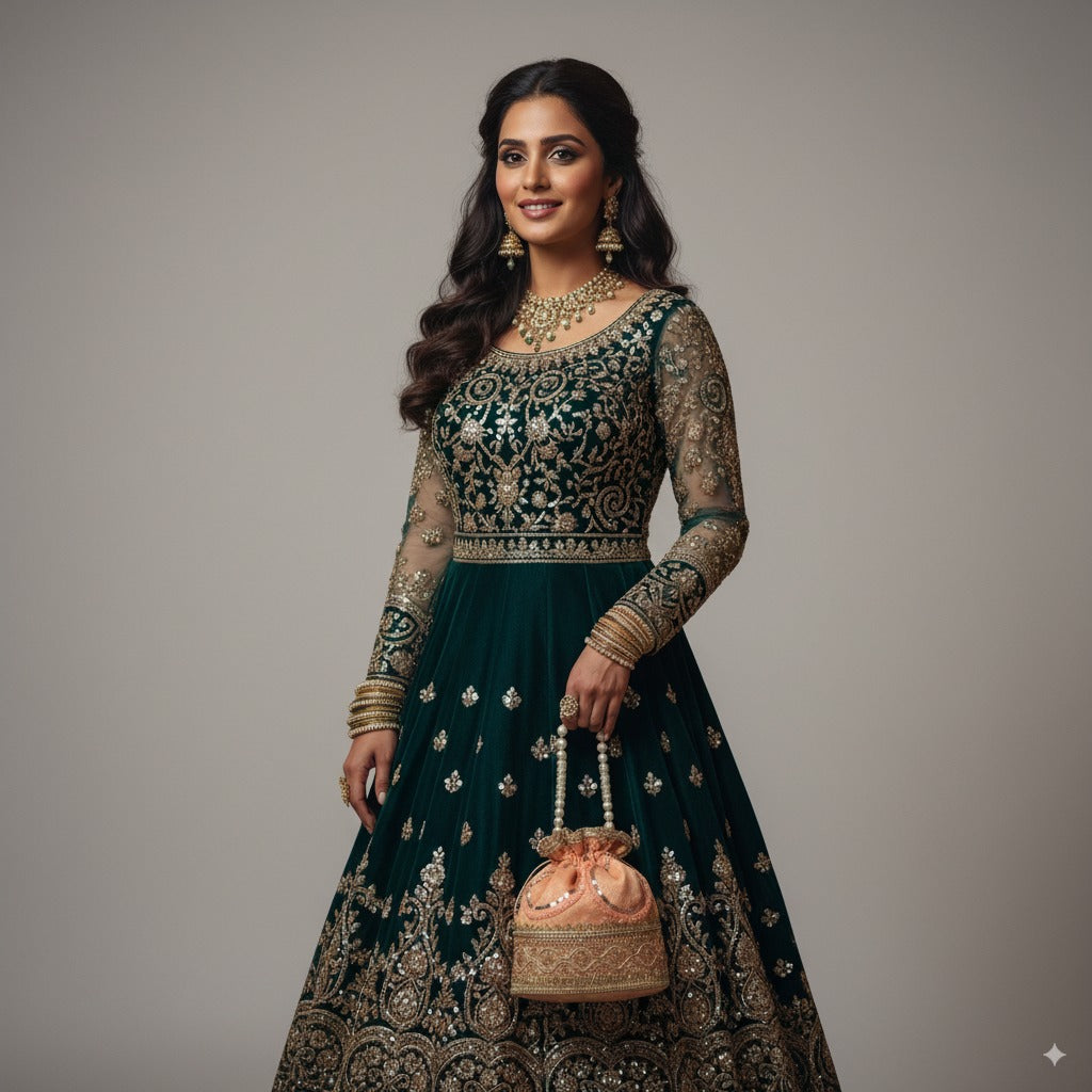 Embroidered Potli Bag – Royal Elegance