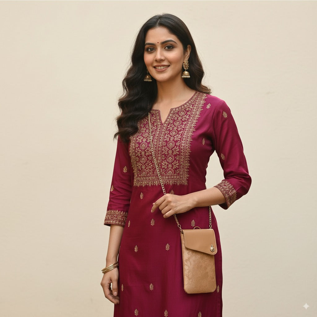 Compact. Chic. Designed for Everyday Ease. - Brown