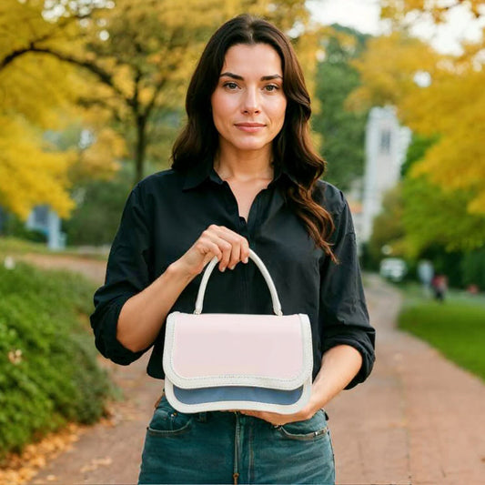 Curve-Edge Mini Satchel