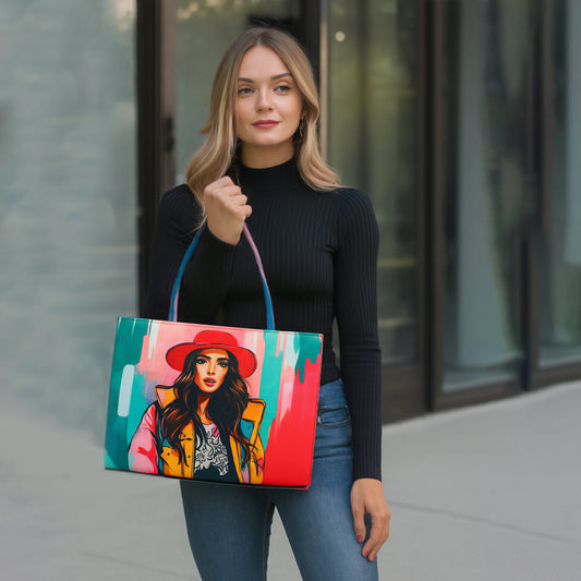 Tropical Printed Tote Bag