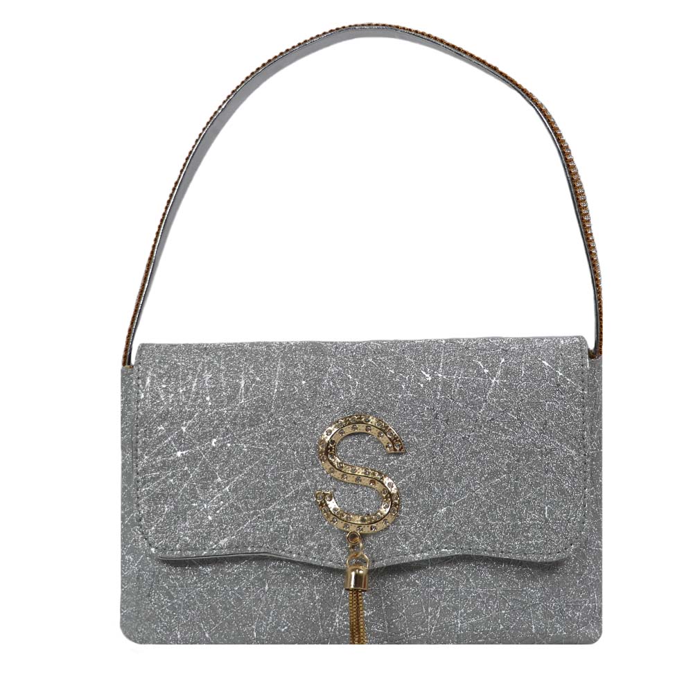 Elegant Glitter Finish with Signature Charm