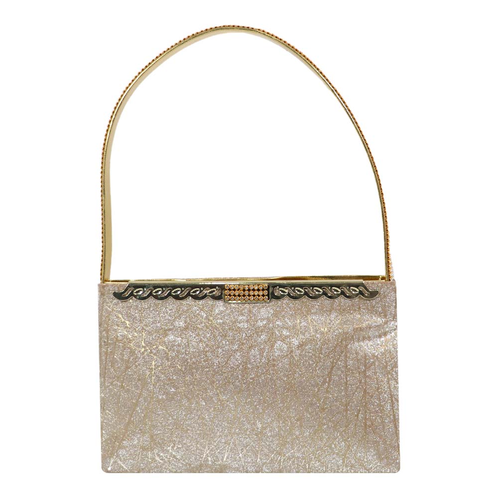 Elegant Glitter Finish with Signature Charm