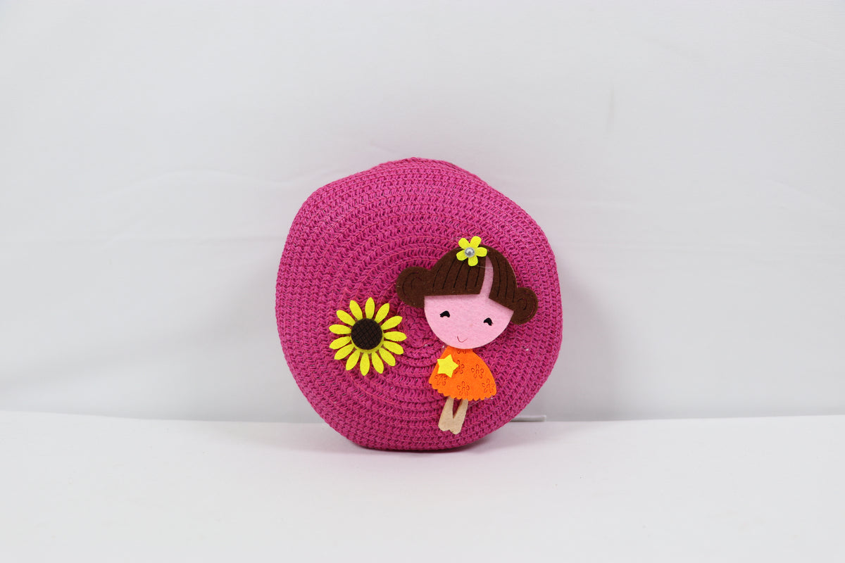 Girls Cute Cartoon Round Crossbody Sling Bag