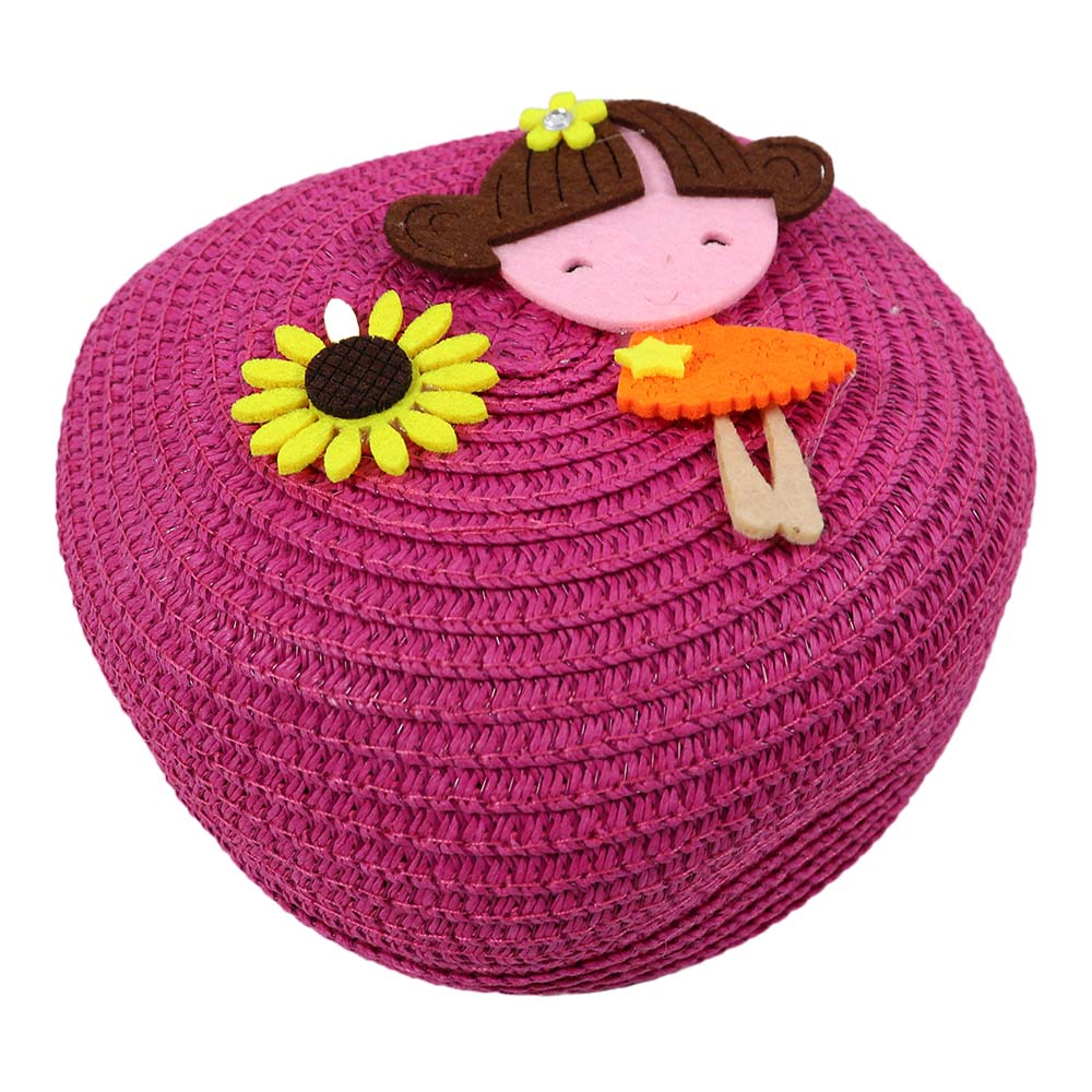 Girls Cute Cartoon Round Crossbody Sling Bag