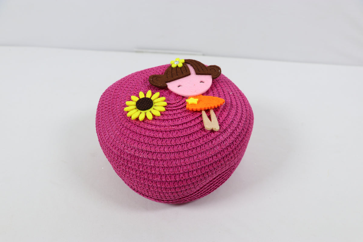 Girls Cute Cartoon Round Crossbody Sling Bag