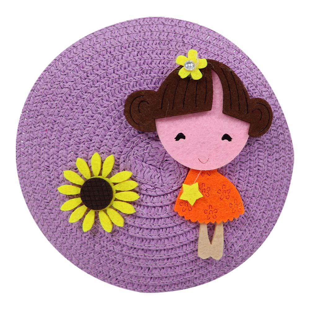 Girls Cute Cartoon Round Crossbody Sling Bag