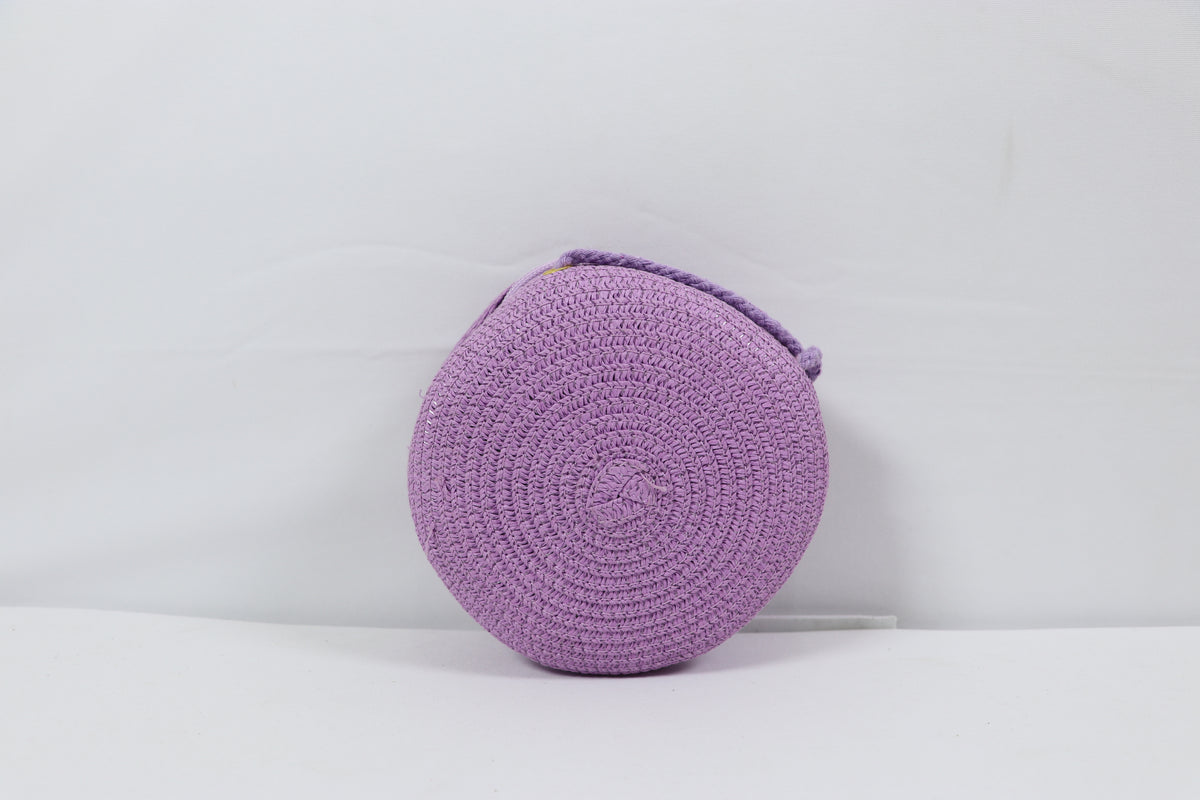 Girls Cute Cartoon Round Crossbody Sling Bag