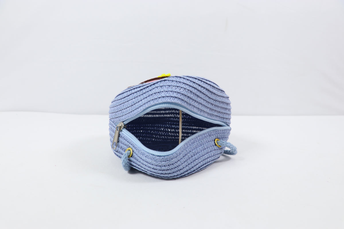 Girls Cute Cartoon Round Crossbody Sling Bag