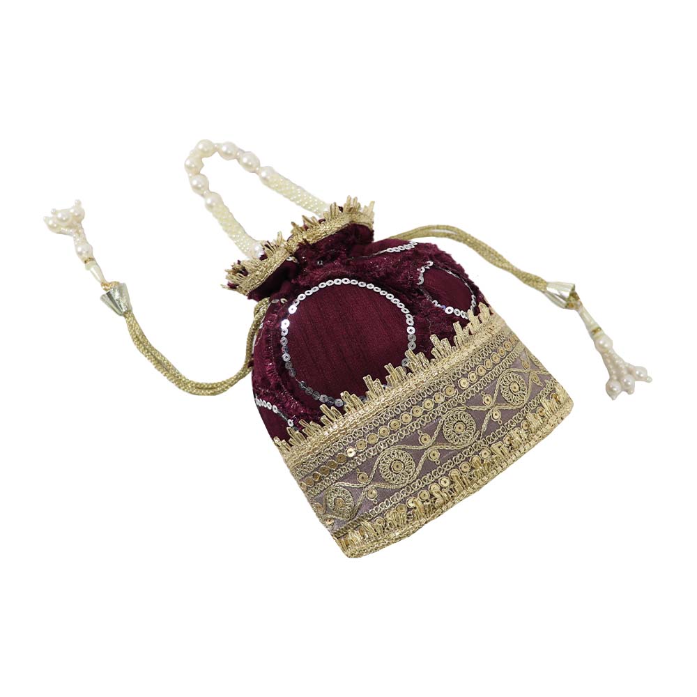 Embroidered Potli Bag – Royal Elegance