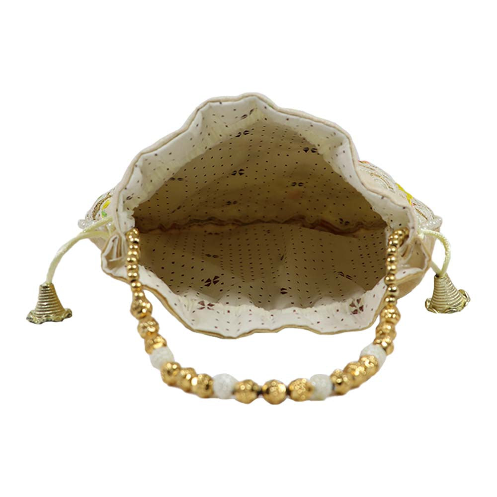Elegant Potli Bag with Intricate Embroidery