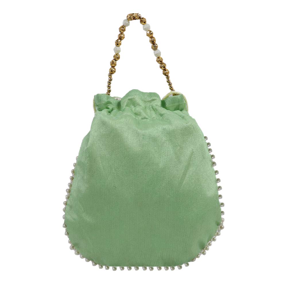 Elegant Potli Bag with Intricate Embroidery