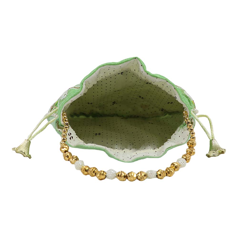 Elegant Potli Bag with Intricate Embroidery