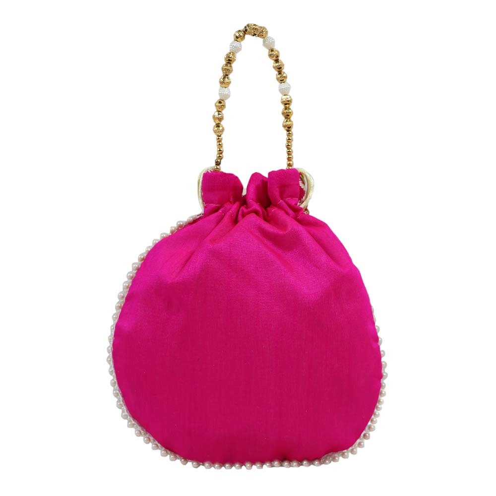 Elegant Potli Bag with Intricate Embroidery
