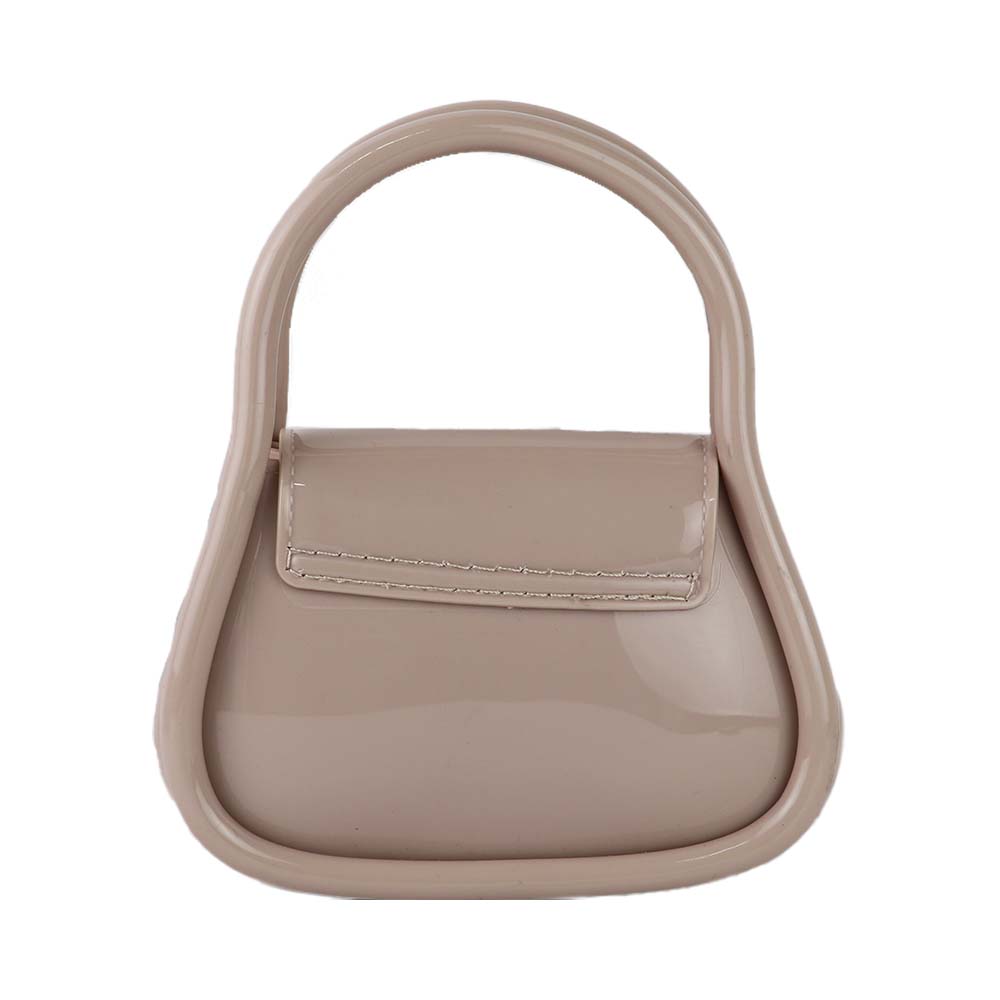 Women Trendy Glossy Mini Top Handle Sling Bag