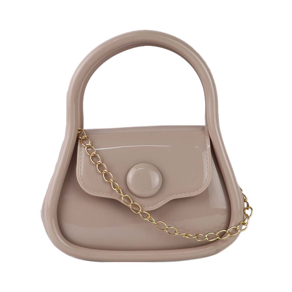 Women Trendy Glossy Mini Top Handle Sling Bag