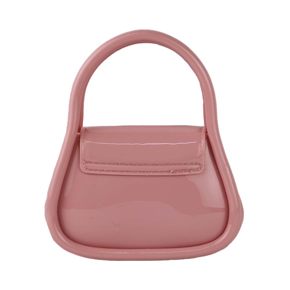 Women Trendy Glossy Mini Top Handle Sling Bag