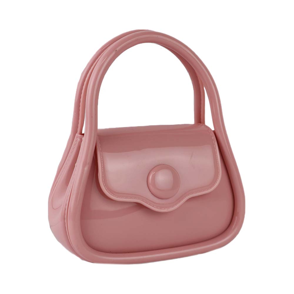 Women Trendy Glossy Mini Top Handle Sling Bag