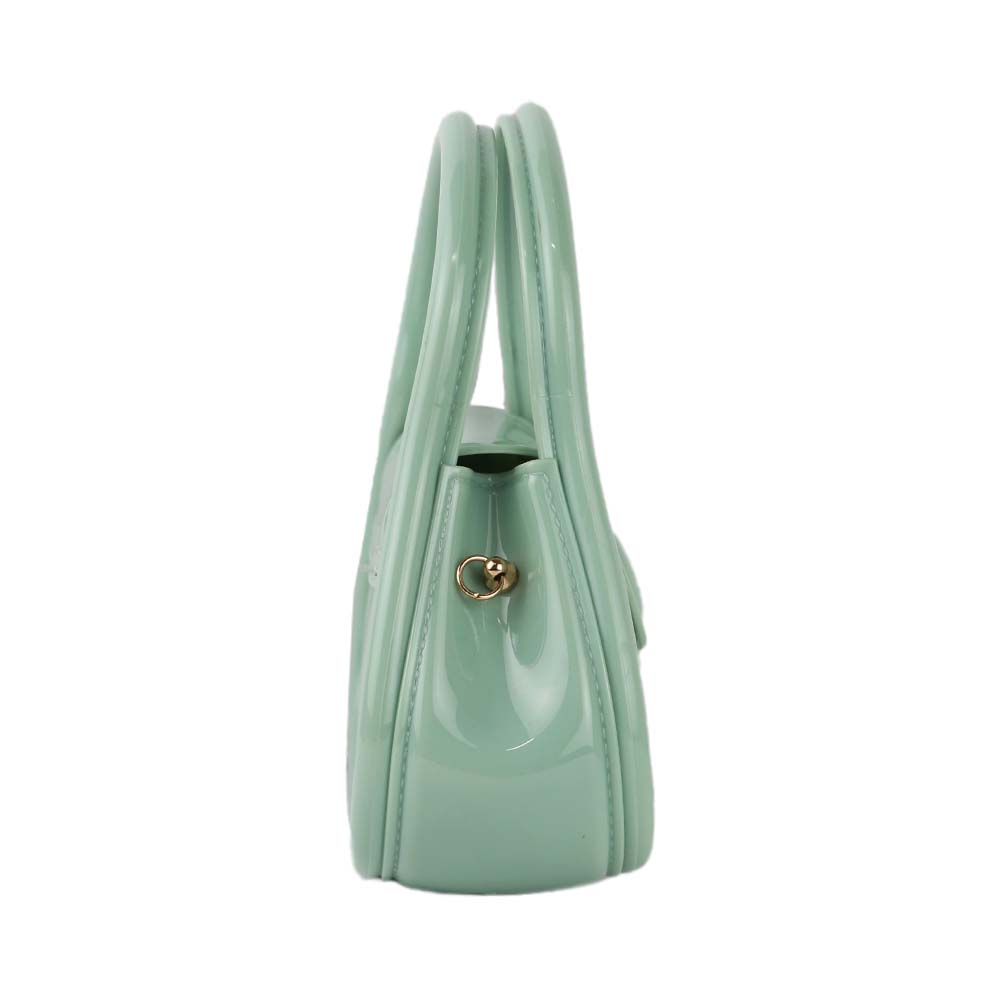 Women Trendy Glossy Mini Top Handle Sling Bag